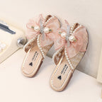 Girls' Children's Slippers  Children's Bow One Line Cool Drag