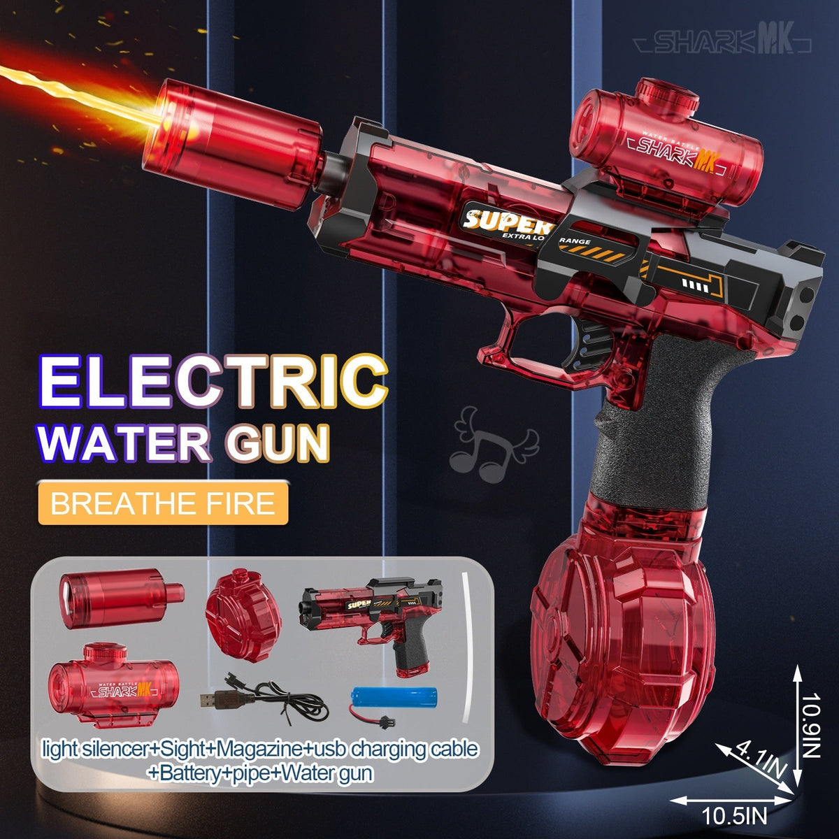 Kids LED Lights Electric Water Guns