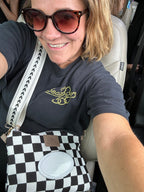 Wipes Clutch | Black Check
