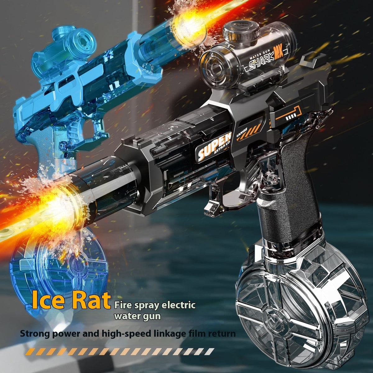 Kids LED Lights Electric Water Guns