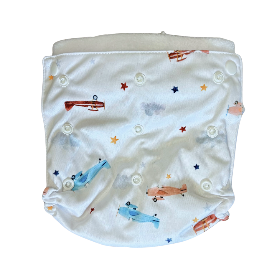 All-in-Two Diaper Cover and Belt (Printed PUL)