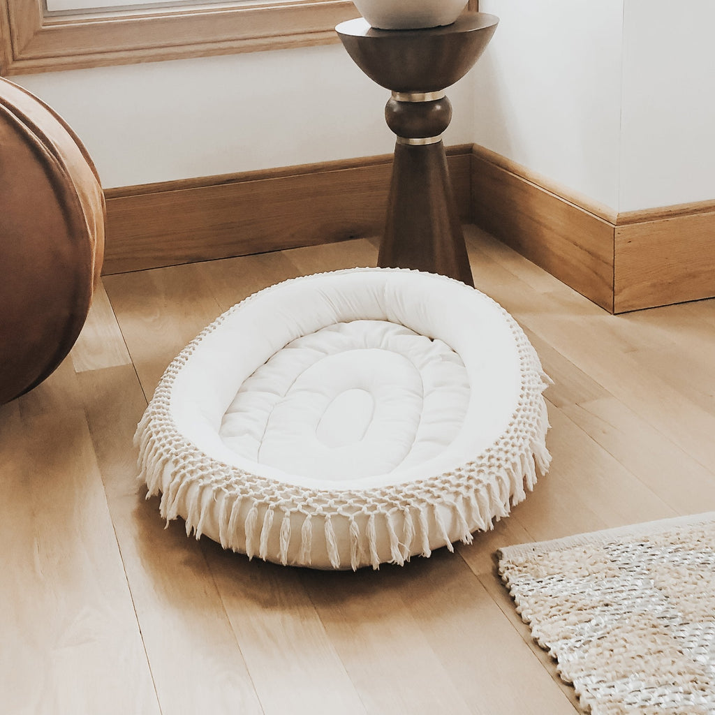 Macrame Lounge Mat & Play Gym Bundle