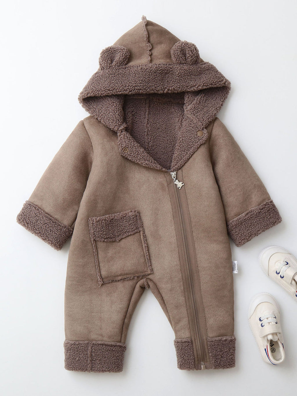 Winter Infant Fleece-lined Jumpsuit Baby
