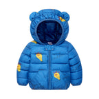 Small And Medium-sized Children's Down Padded Winter Boys And Girls Printed Cotton Coat