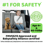 BubbleBum Inflatable Travel Booster Seat for Kids (Ages 4–11)