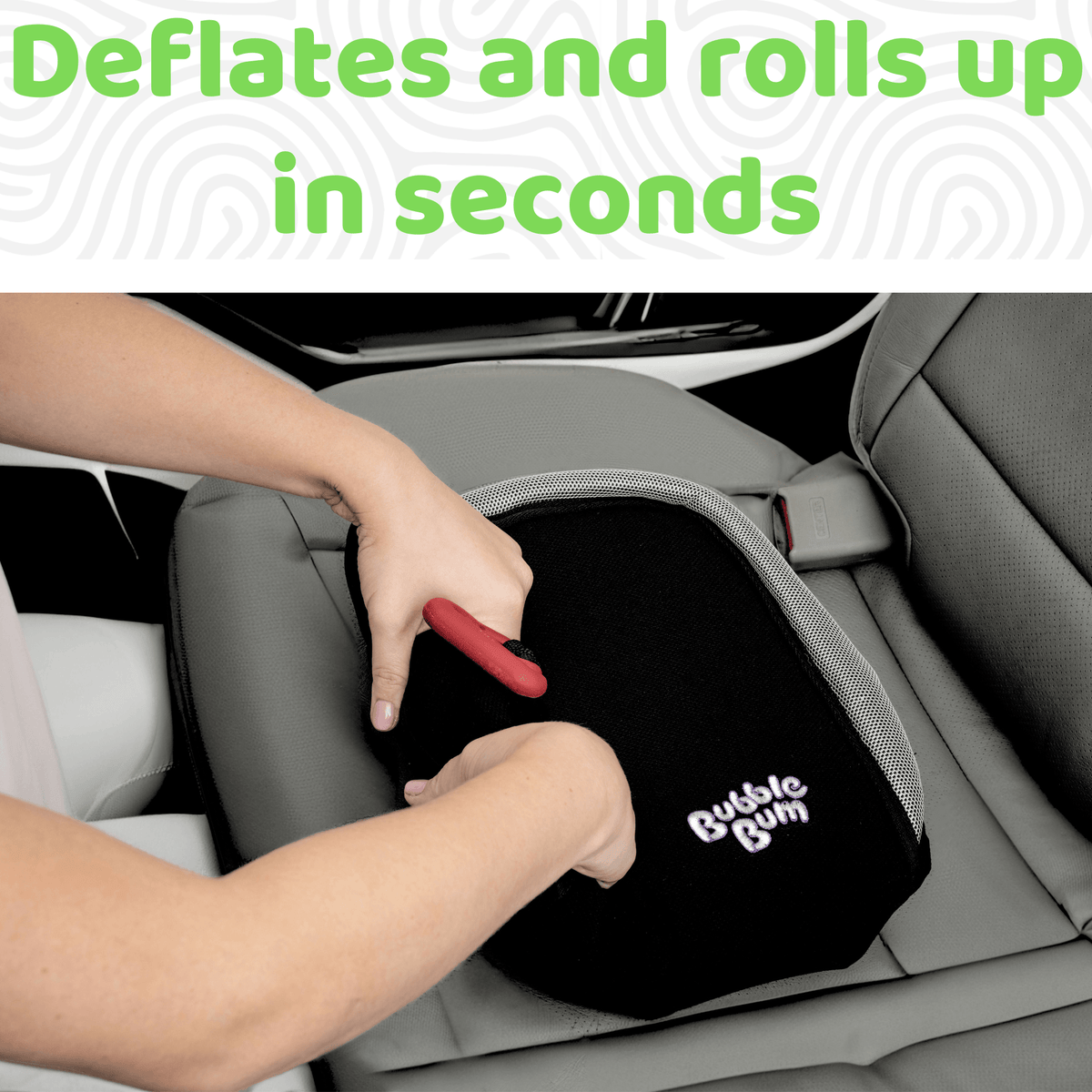 BubbleBum Inflatable Travel Booster Seat for Kids (Ages 4–11)