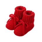 Bow-tie Strap Knitted Toddler Shoes