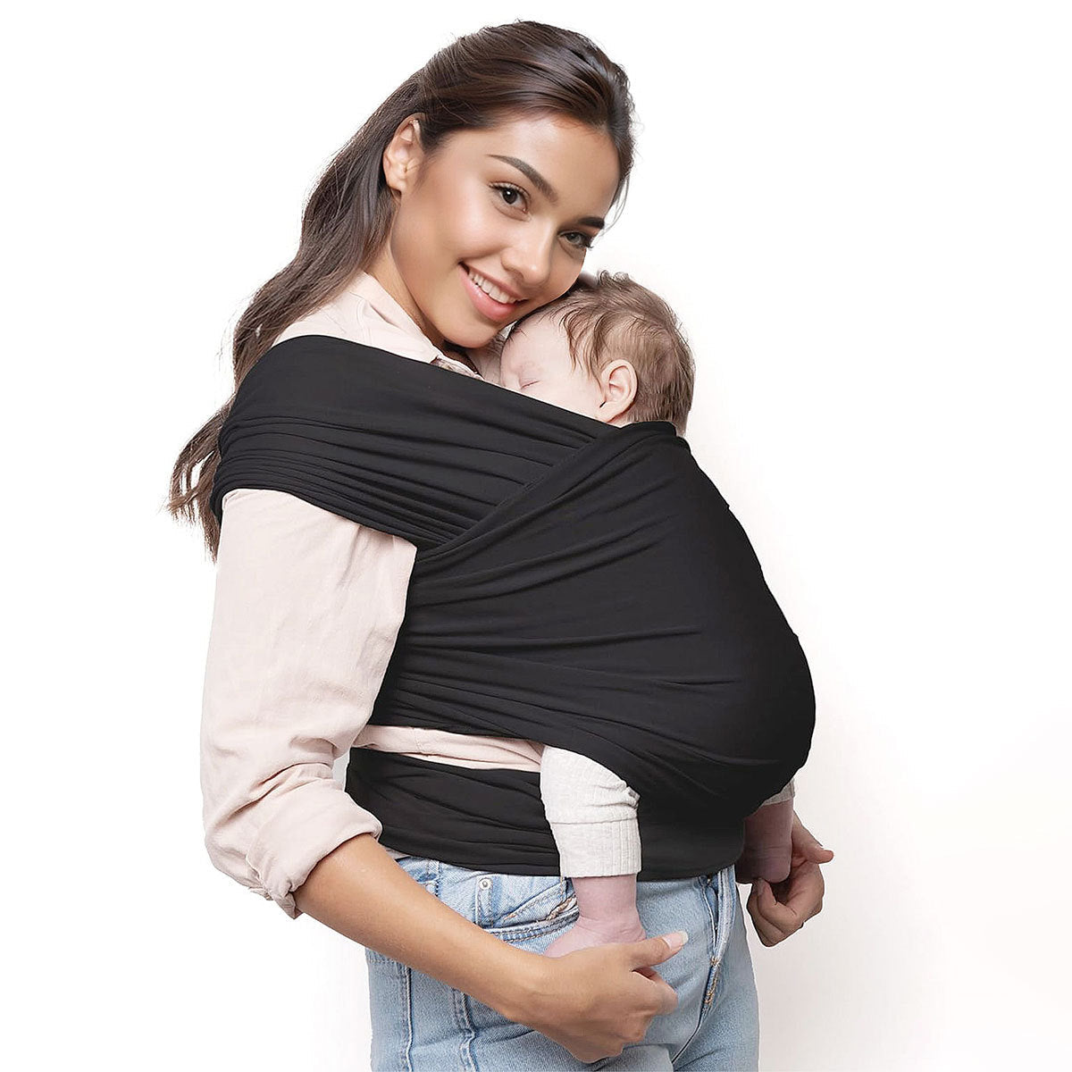 Pure Color All-matching Baby Front Hug Wrap Multifunctional Strap