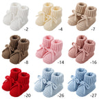 Bow-tie Strap Knitted Toddler Shoes