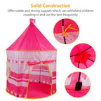 Kids Play Tent Foldable Pop Up Children Play Tent Portable Baby Play House Castle with  Carry Bag Indoor Outdoor Use