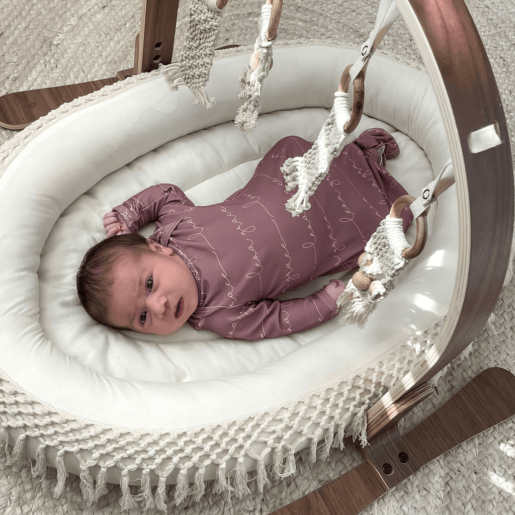 Macrame Lounge Mat & Play Gym Bundle