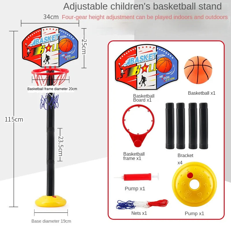 Adjustable Kids Basketball Stand