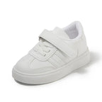 Kids Sports Shoes for School 2025 New Fashion Boys Girls White Shoes Non-slip Soft Sole Children Casual Shoes Hook&loop Trendy
