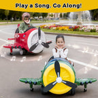 12V Electric Kids Ride-On Toy Airplane