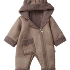 Winter Infant Fleece-lined Jumpsuit Baby