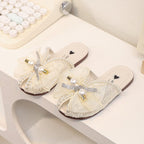 Girls' Children's Slippers  Children's Bow One Line Cool Drag