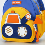 Cute Childrens Backpack Early Education Little Excavator Casual Shoulder Bag