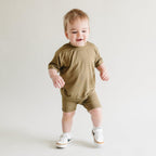 Bamboo Tee & Bike Shorts - sold as separates