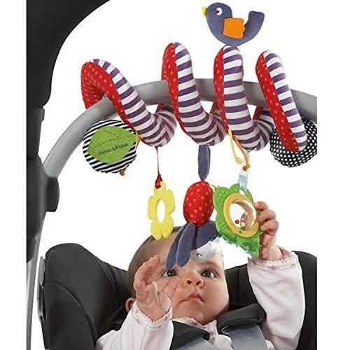BeeSpring Kid Baby Crib Cot Pram Hanging Rattles
