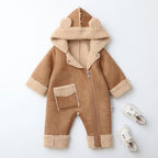 Winter Infant Fleece-lined Jumpsuit Baby