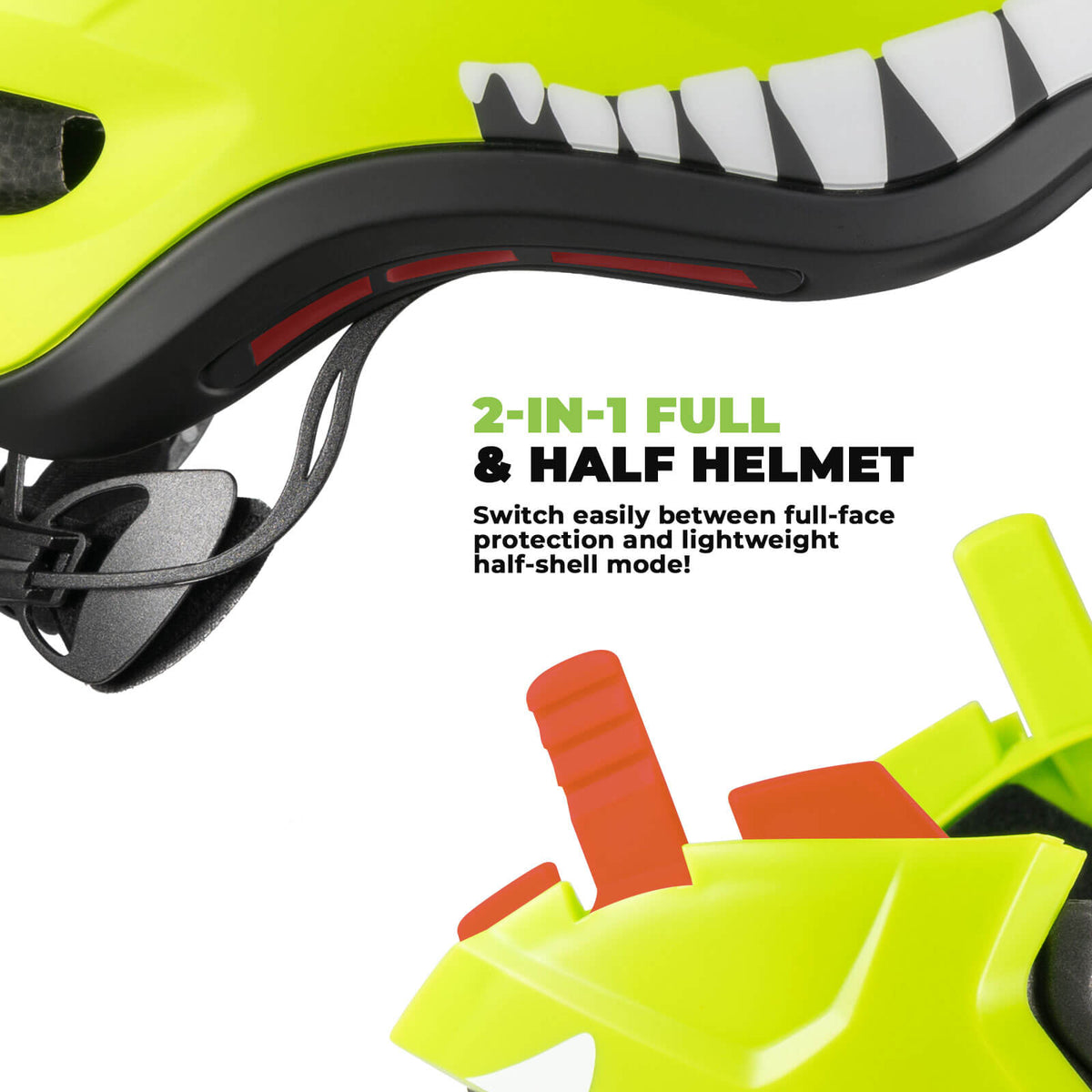 Kids Full-Face Bike Helmet